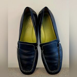 😎Authentic Coach Black Leather Loafers😎